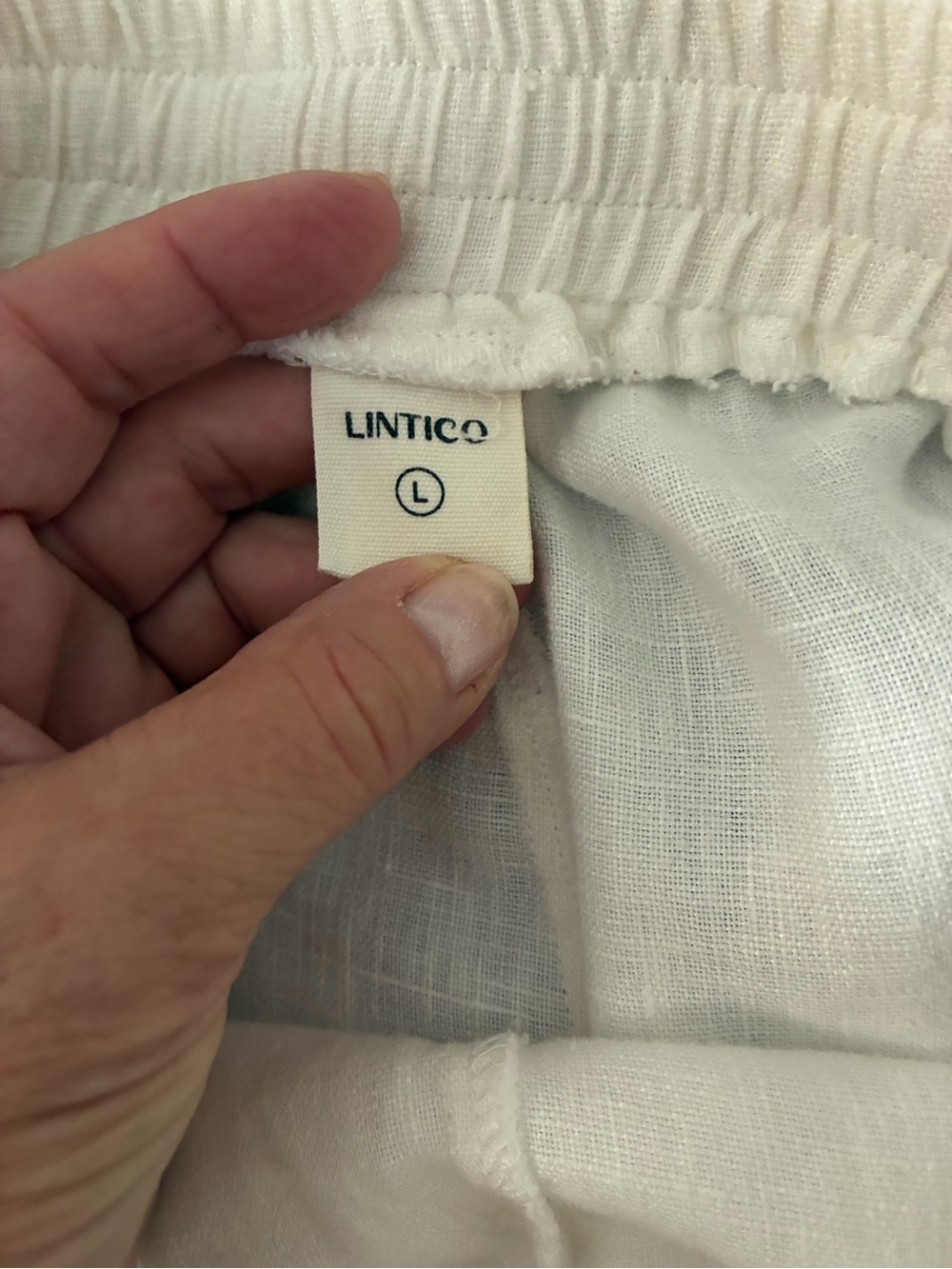LINTICO
White Linen Pants - Picture 4 of 4